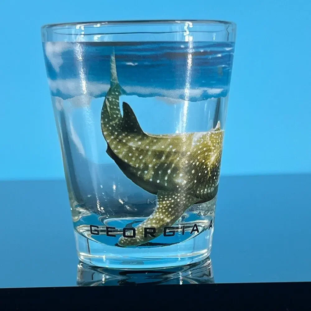 Georgia Atlanta Aquarium Whale Shark Souvenir Shot Glass